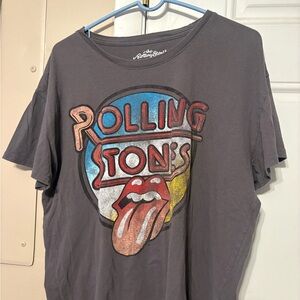 The Rolling Stones Charcoal Tee